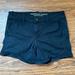 American Eagle Outfitters Shorts | American Eagle Twill Super Stretch Midi Shorts, Black Size 4 | Color: Black | Size: 4