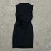 Nine West Dresses | Nine West Black Mock Neck Ruched Sculpting Tank Top Bodycon Dress Nwt | Color: Black | Size: M