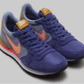 Nike Shoes | Nike Internationalist Blue Legend Sunset Glow Casual Shoes Womens Size 6.5 | Color: Blue/Orange | Size: 6.5