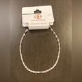 Giani Bernini Jewelry | Giani Bernini Textured Disc Sterling Silver Ankle Bracelet Anklet | Color: Silver | Size: Os