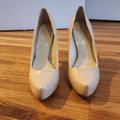 Jessica Simpson Shoes | Jessica Simpson Parisah Platform Pumps | Color: Cream | Size: 6.5
