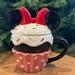 Disney Dining | Disney Minnie Mouse Mug Cup Cupcake Coffee Tea Cocoa Lid | Color: Pink | Size: Os