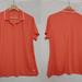 Nike Tops | Nike Women's Dri-Fit Victory Short Sleeve Golf Polo Bv0217 814 Coral Orange Top | Color: Orange | Size: Xl