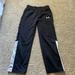 Under Armour Bottoms | Boys Under Armor Black Pull On Athletic Pants Size 7 Elastic Waist | Color: Black/White | Size: 7b