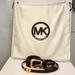 Michael Kors Accessories | Hp Bundle Michael Kors Signature Ladies Belts All Three | Color: Black/Brown | Size: Os