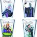 Disney Dining | Disney Villains Evil Queen, Cruella, Malificent, And Ursula 4 Pack Shot Glasses | Color: Black/Purple | Size: Os