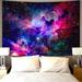 Urban Outfitters Wall Decor | Colorful Pink Blue Galaxy Space Night Sky Stars Retro Bedroom/Bedspread Tapestry | Color: Blue/Pink | Size: Os