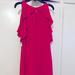 Jessica Simpson Dresses | Hot Pink A Line Sleeveless Dress With Finge Around The Sleeve | Color: Pink | Size: 4