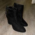 Urban Outfitters Shoes | Black Suede Booties | Color: Black | Size: 7.5