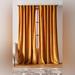 Anthropologie Other | Anthropologie Velvet Louise Curtain | Color: Gold/Yellow | Size: 63 X 50