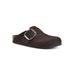 Women's Big Easy Mule by White Mountain in Brown Suede (Size 9 M)
