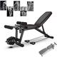 Adjustable Weight Bench Folding,Multi-Function Weight Lifting Home Gym Fitness,Bench Press,6 Gears Backrest Adjustable,For Body Workout Home Gym Fitness Equipment,Load 200 Kg