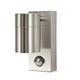 LITECRAFT Kenn Wall Light Outdoor Up or Down IP44 Rated Fitting with PIR Motion Sensor - Stainless Steel