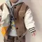 Veste pour enfants printemps et automne veste pour garçons et filles uniforme de Baseball mignon petit ours broderie vêtements décontractés pour bébé