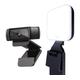 Logitech Pro C920 Full HD Webcam & Litra Glow Streaming Light Bundle