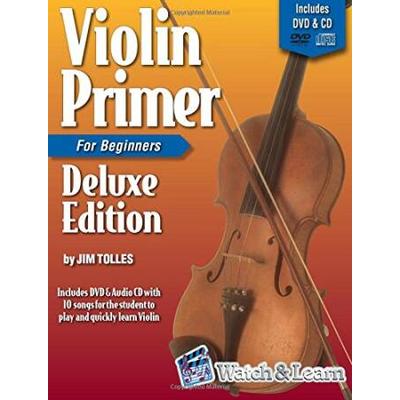 Violin Primer Book For Beginners Deluxe Edition with DVD and CD