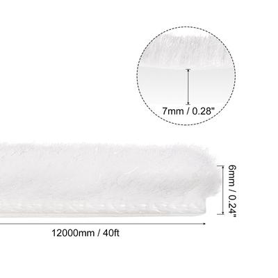 Weather Stripping Brush, Self-Adhesive Seal Weatherstrip Sweep Brush