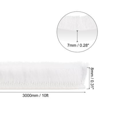 Weather Stripping Brush, Self-Adhesive Seal Weatherstrip Sweep Brush