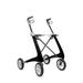byACRE Carbon Ultralight Compact Rollator 16.1 Seat Width Black Frame Supports up to 285lbs