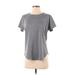 Under Armour Short Sleeve T-Shirt: Gray Tops - Women's Size Medium