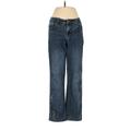 DG^2 by Diane Gilman Jeans - Mid/Reg Rise: Blue Bottoms - Women's Size 2 Petite