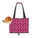 TEQUAN Foldable Dog Purse Carrier Collapsible Pink Animal Leopard Print Prints Pet Travel Tote Bag for Small Cat Puppy Waterproof Dog Soft-Sided Carriers