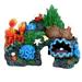 Aquarium Mountain View Stone Ornament Tank Cave Hideout Artificial Coral Ornaments for Tank Decoration Landscape Colorful