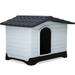 CL.HPAHKL Indoor and outdoor dog house large dog house plastic waterproof dog house medium outdoor dog house with Air Vents and Elevated Floor Ventilate for Small Medium Large Dogs