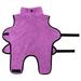 Purple Absorbent Cat And Dog Clothes 365 Grams Superfine Fiber Pet Bathrobe L