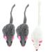 6Pcs False Mice Toys Interactive Mini Funny Mouse Toys with Sound Squeaky Toys for Pet Cats Kitten