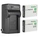 Kastar 2-Pack Battery and AC Wall Charger Replacement for Sony Cyber-Shot DSC-P100/L Cyber-Shot DSC-P100/LJ Cyber-Shot DSC-P100PP Cyber-Shot DSC-P100/R Cyber-Shot DSC-P100/S Cyber-Shot DSC-P120