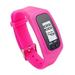 GWAABD Women Wrist Watch Digital LCD Pedometer Wristwatch Run Step Walking Distance Calorie Counter Bracelet Watch Hot Pink One Size