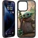 Compatible with iPhone 12 Mini (5.4 inch) Phone Case hard (PC) back and soft (TPU) side-Star Wars Baby Yoda 1GC1012