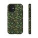 Green & Brown Camouflage Tough iPhone 15 Case-iPhone 14-iPhone Case-iPhone