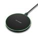 Chicmine Round 10W Qi Wireless Mobile Phone Charger Fast Charging Pad for iPhone Sam-sung