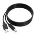 PGENDAR 6ft USB Data PC Cable Cord For NI Native Instruments Traktor Model: Audio 4 DJ Audio Interface USB Computer DJ Audio Compact Interface Traktor Audio 2