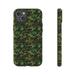 Green & Brown Camouflage Tough iPhone 15 Case-iPhone 14-iPhone Case-iPhone