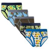 5-Pack Toddler Boys Underwear Print Briefs Shorts Pants Cotton Underwear Size 2T 3T 4-12T