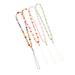 4Pcs Fashionable Beaded Phone Charm Cell Phone Anti-lost Wrist Strap Phone Lanyard