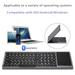 FAIOROI Gaming Keyboard- F328T Folding 5.0 Portable Wireless Bluetooth Keyboard Gaming Stuff Multi-color