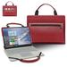 ASUS ZenBook Flip 15 Q538EI Laptop Sleeve ASUS ZenBook Flip 15 Q538EI Laptop Leather Protective Case with Accesorries Bag Handle Laptop Case for ASUS ZenBook Flip 15 Q538EI (Red)