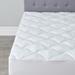 Foam Mattress Cooling Pad by BrylaneHome in White (Size FULL)