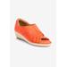 Women's The Beckett Espadrille by Comfortview in Red Orange (Size 8 1/2 M)