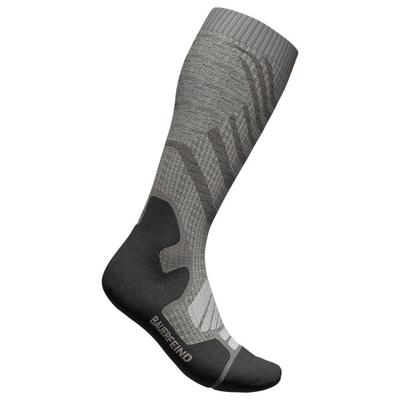 Bauerfeind Sports - Women's Outdoor Merino Compression Socks - Kompressionssocken 35-38 - L: 41-46 cm | EU 35-38 grau