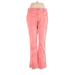 Gap Khaki Pant Flared Leg Boyfriend: Pink Print Bottoms - Women's Size 6