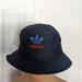 Adidas Accessories | Adidas Originals Logo Americana Blue Unisex Bucket Hat One Size. | Color: Blue | Size: Os