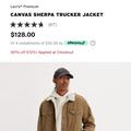 Levi's Jackets & Coats | Levi's Bnwt Trucker Jacket Tan Denim With Faux Wool. Size Xl | Color: Tan | Size: Xl