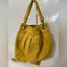 Coach Bags | Coach Parker Medium-Lrg Yellow Leather Satchel Tote Hippie Shoulder Bag | Color: Yellow | Size: Os