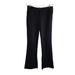 Anthropologie Pants & Jumpsuits | Maeve Anthropologie Structured Black Interior Ankle Zip Bootcut Dress Pants 12 | Color: Black | Size: 12