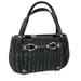 Kate Spade Bags | Kate Spade New York Rattan Woven Wooden Handbag Genuine Leather Trim Purse Bag | Color: Black | Size: Os